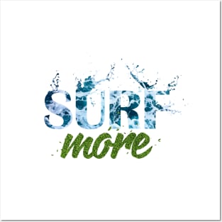 Surf more Posters and Art